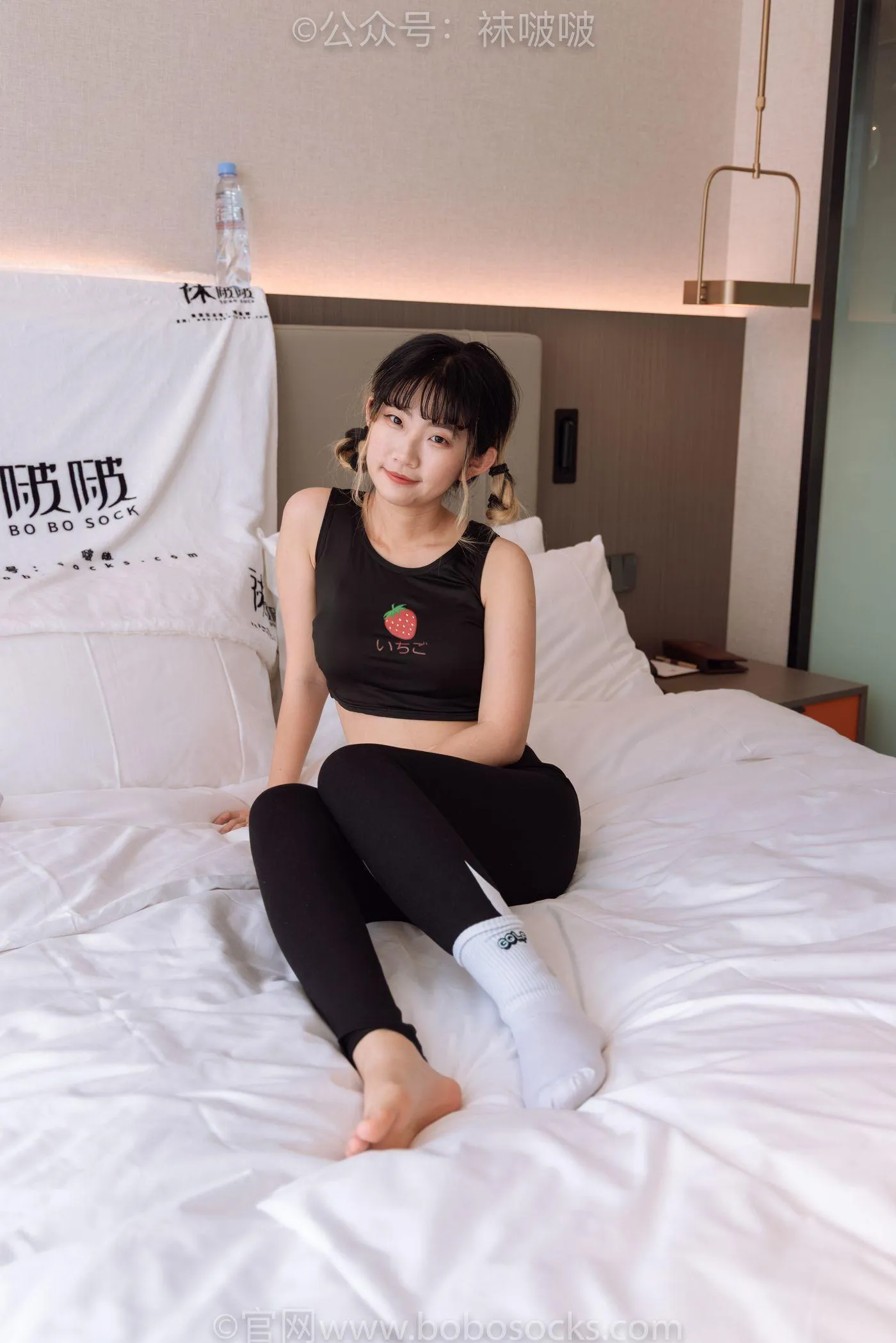 [BoBoSocks袜啵啵]NO.059 砂糖-AJ板鞋、白棉袜、裸足 [142P]插图5